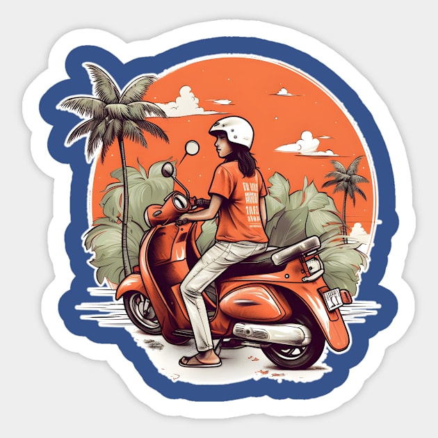 Digital Nomad World Traveler Jetsetter Freelancer Sticker by Grassroots Green